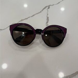 Prada Purple Round Sunglasses- Vintage vibe